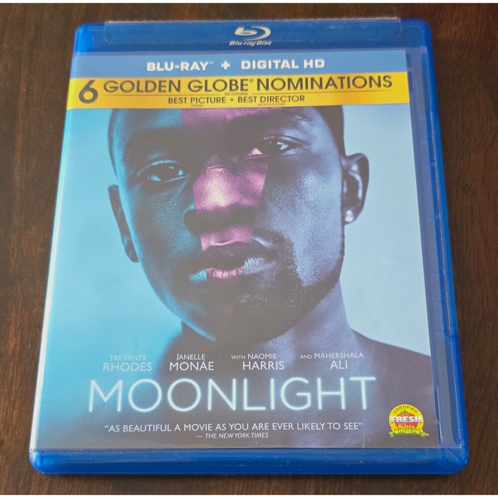A24 Moonlight Blu-ray + Digital HD R 2016 Barry Jenkins Mahershala Ali